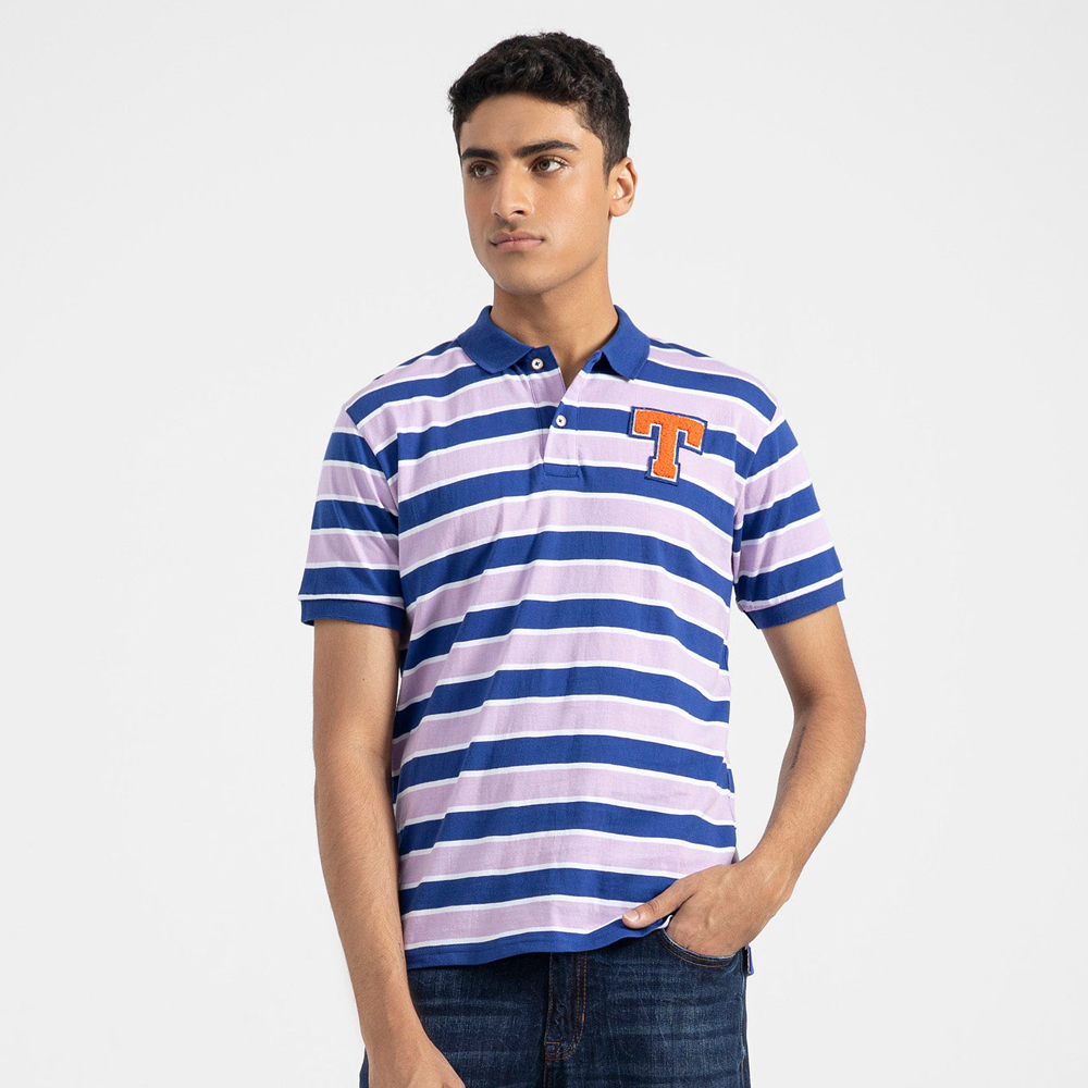 Vibrant Patterned Polo Shirt Collection